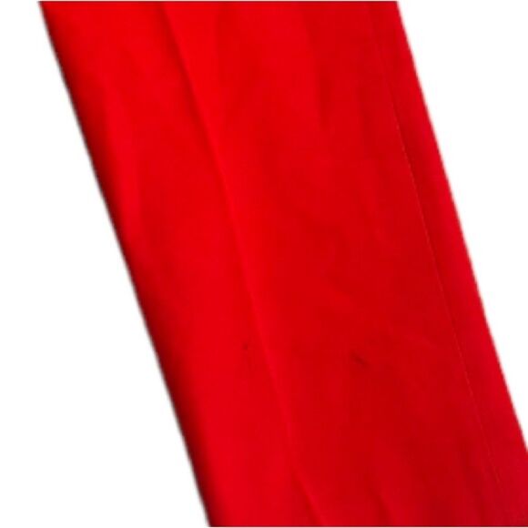 Banana Republic Martin Fit Preppy Dress Pants Orange Red Straight Leg Womans 4 - Picture 3 of 7